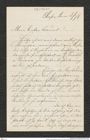 Nachlass Franz Steindachner, Brief von W. Fisher an Franz Steindachner (03.06.1878), Inv.Nr. 133.07, Seite 1